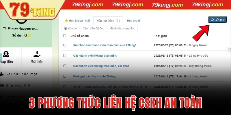 3 phương thức liên hệ CSKH an toàn