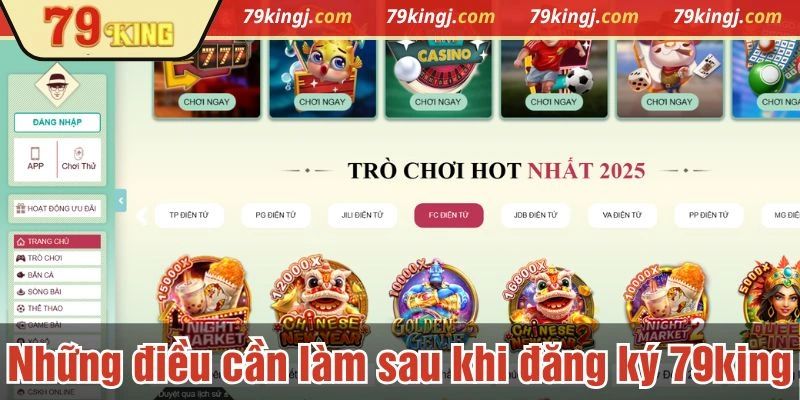 Cập nhật hồ sơ và bắt đầu chơi tại 79king