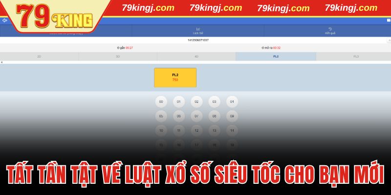 Chi tiết luật chơi xổ số siêu tốc cho tân hội viên