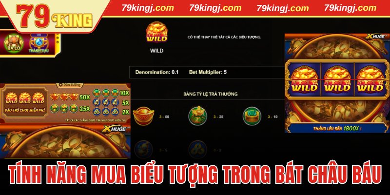 Tính năng mua biểu tượng trong Bát Châu Báu