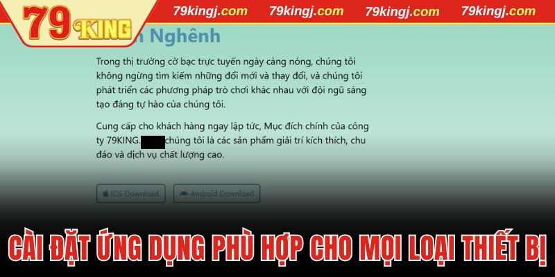 Cài đặt ứng dụng phù hợp cho mọi loại thiết bị